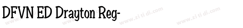 DFVN ED Drayton Reg字体转换